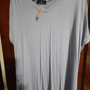 Rae Mode Women's Light Blue Short Sleeve Tee